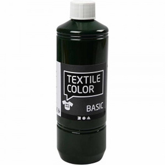 Textilfärg, olivgrön, 500 ml/ 1 flaska