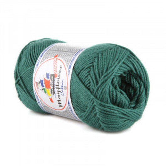 Mayflower Cotton 8/4 Garn Unicolor 1429 Petrol