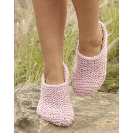 Way of Roses by DROPS Design - Tofflor Stick-mönster str. 35/37 - 40/42