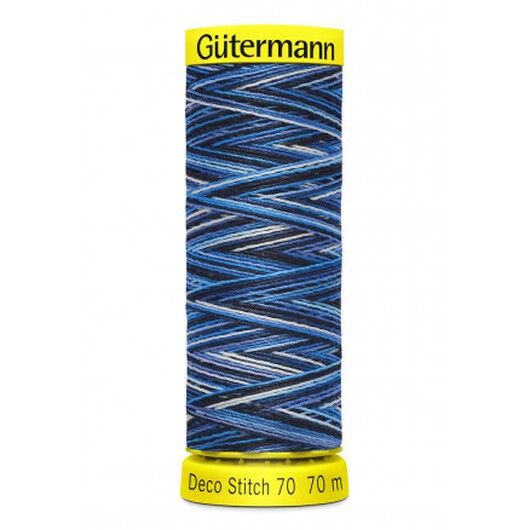 Gütermann Deco Stitch Multi 70 Mörkblå Sytråd Polyester 9962 - 70m