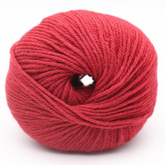 Kremke Soul Wool The Merry Merino 140 GOTS Garn 12 Vinröd