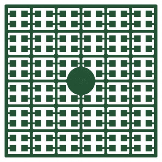 Pixelhobby Midi Pärlor 196 Mörk Gräsgrön 2x2mm - 140 pixels
