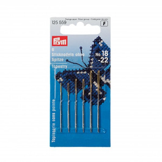 Prym Stramaljnålar Trubbiga Stål Silver 0,90x40mm Stl. 22 - 6 st