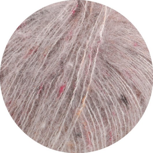 Lana Grossa Superkid Tweed Garn 622 Rosa-beige