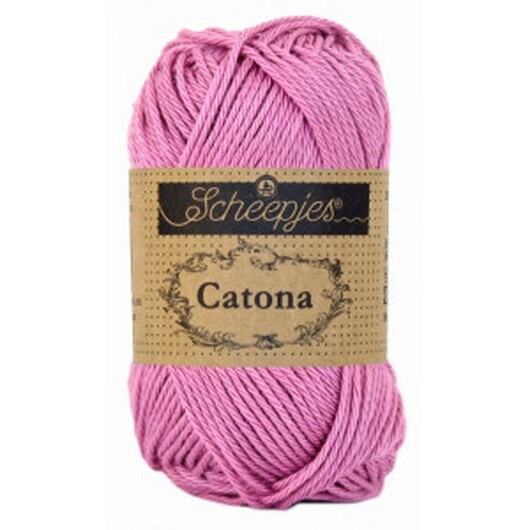 Scheepjes Catona Garn Unicolor 398 Colonial Rose