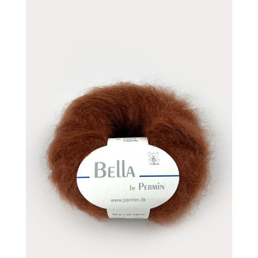 Permin Bella Mohair Garn 88 Nötskal