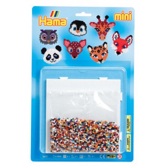 Hama Mini Blisterpack 5611 Djurhuvuden