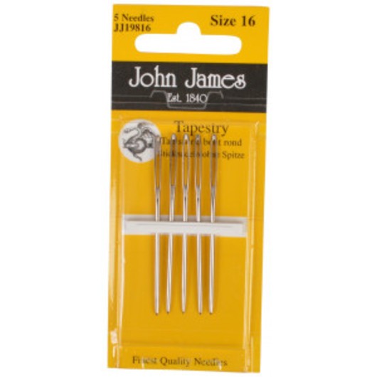 John James stramaljnålar trubbiga strl. 16 - 5 styck