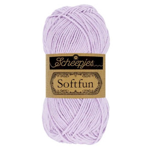 Scheepjes Softfun Garn Unicolor 2657 Orkidé