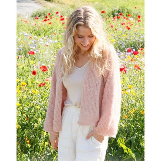 Cherished Moments by DROPS Design - Cardigan Stickmönster str. XS - XXL