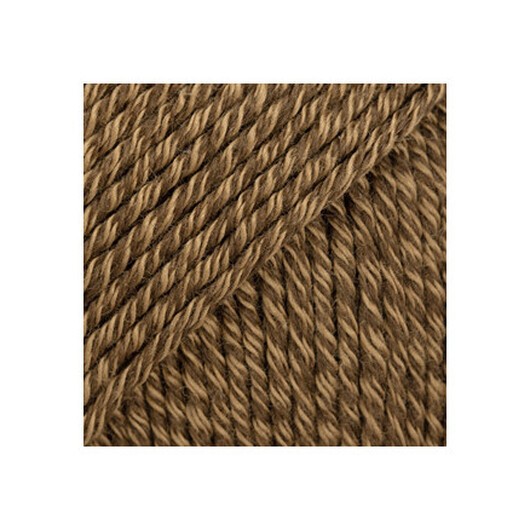 DROPS Cotton Merino Garn Unicolor 39 Pecan Pie