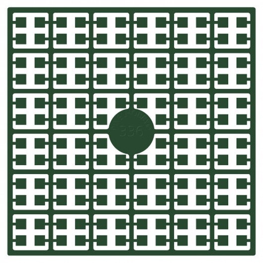 Pixelhobby Midi Pärlor 336 Extra mörk Jaktgrön 2x2mm - 140 pixels