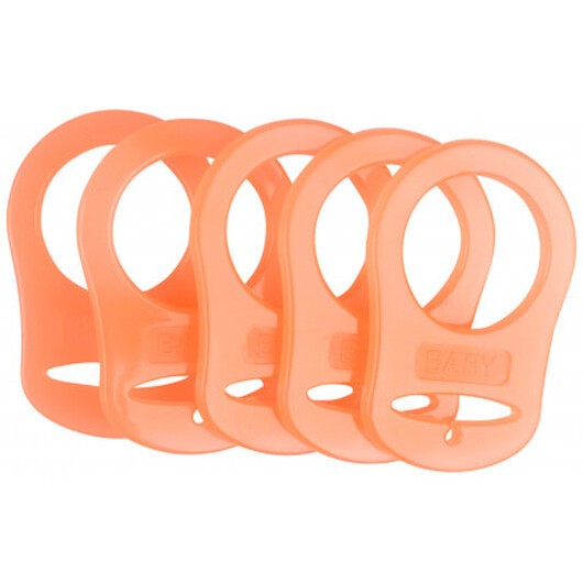 Infinity Hearts Napphållare Adapter Orange 5x3cm - 5 st