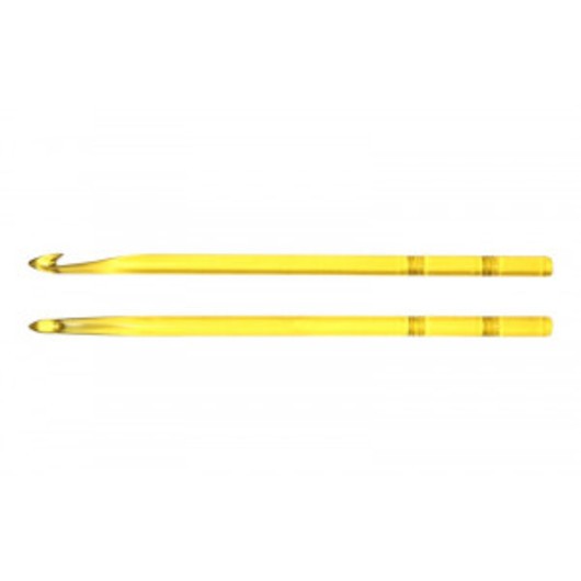 KnitPro Trendz Virknål Akryl 13cm 6,00mm Yellow