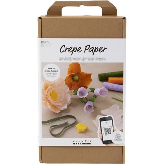 Start DIY Kit Crepepapper, Ass. färger, 1 frp.