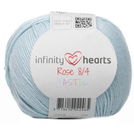 Infinity Hearts Rose Pastell P1 Blå