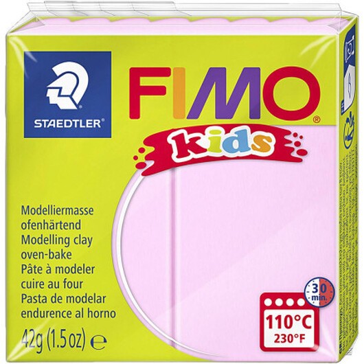 FIMOÂ® Kids Clay, rosa, 42 g/ 1 förp.