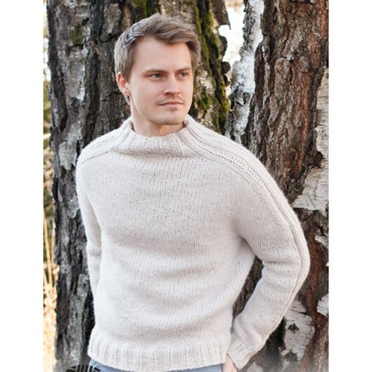 Frost Light by DROPS Design - Tröja Stickmönster str. S-XXXL