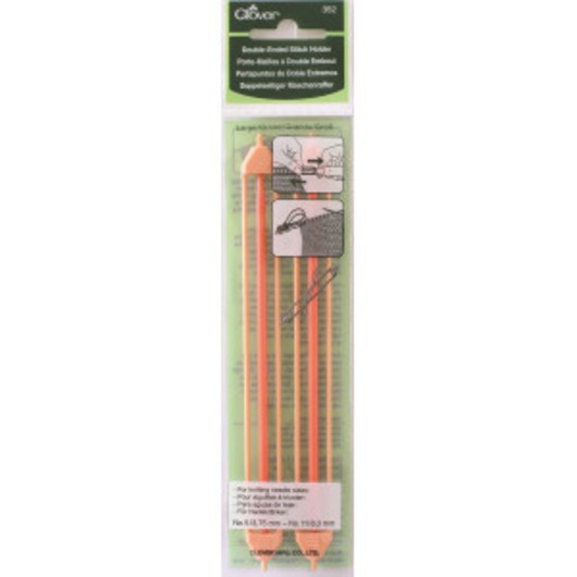 Clover Maskhållare 2 st. 16,5 cm til stickor nr. 3,75-8,0mm