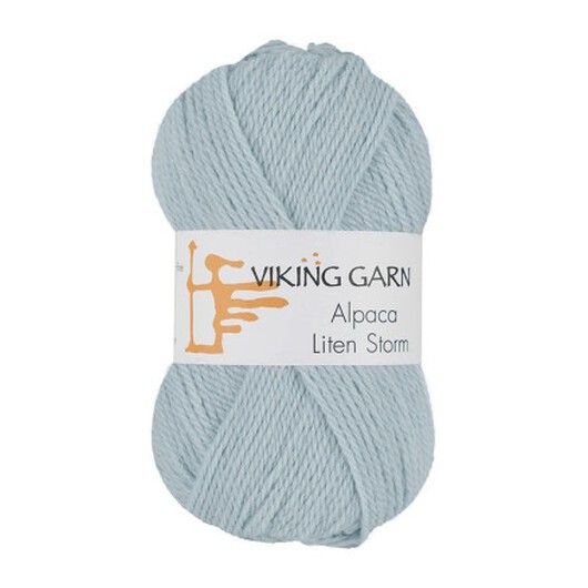 Viking Garn Alpaca Liten Storm 721 Ljus Blå