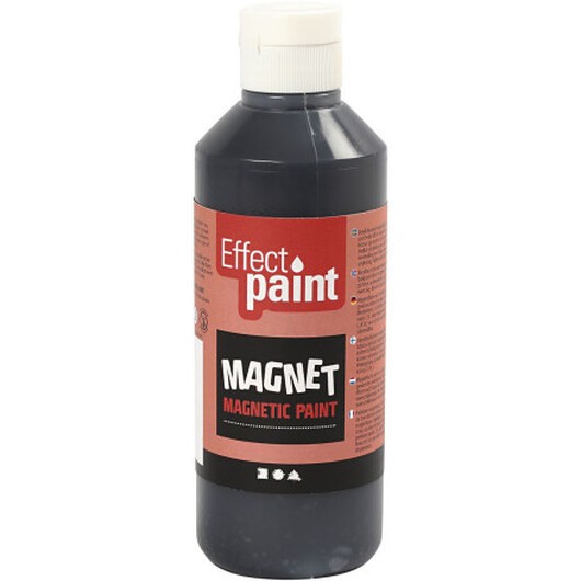 Magnetfärg, svart, 250 ml/ 1 flaska