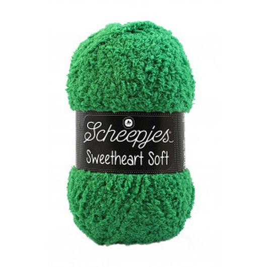 Scheepjes Sweetheart Soft Garn Unicolor 23 Grön