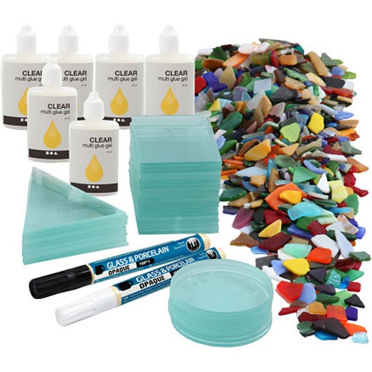 Grupp DIY Kit Mosaikdekoration, 40 st., 1 set