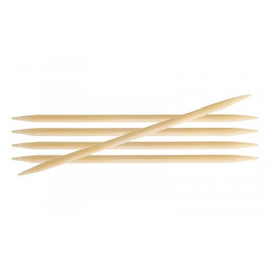 KnitPro Bamboo Strumpstickor Bambu 15cm 3,75mm / 5.9in US5