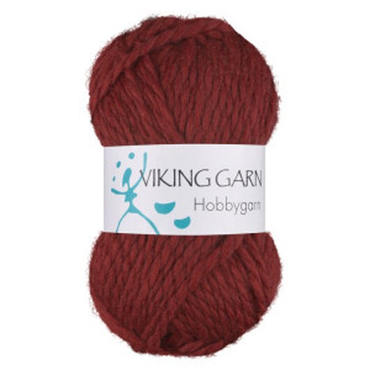 Viking Garn Hobbygarn 944 Rosenröd