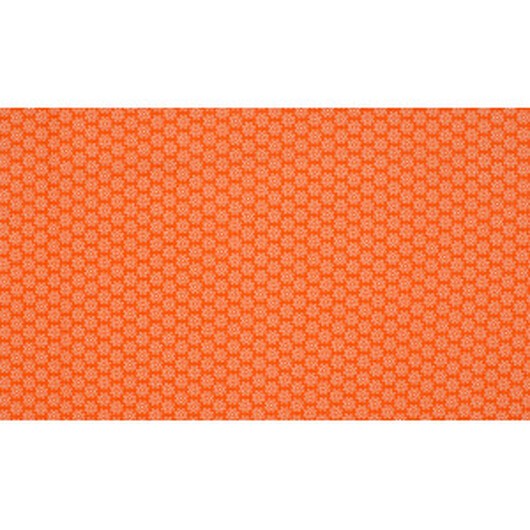 Minimals Bomullspoplin Tyg Print 233 Daisy Orange 145cm - 50cm