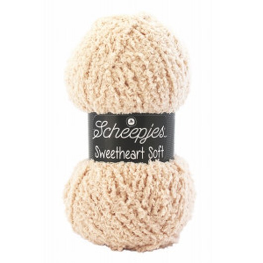 Scheepjes Sweetheart Soft Garn Unicolor 5 Ljus Persika