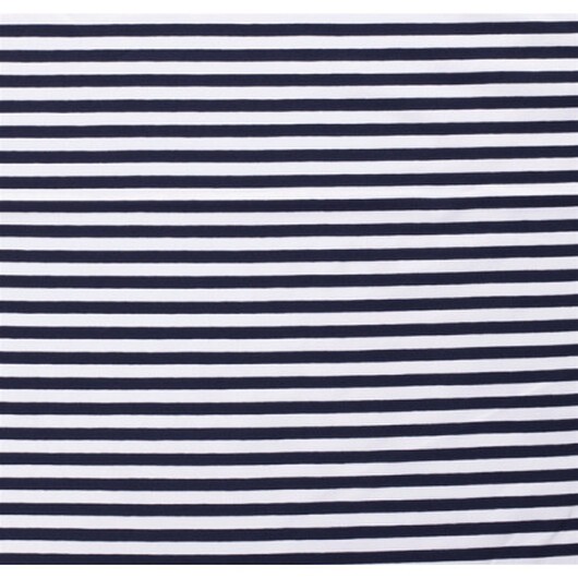 Bomullsjersey Print Tyg 150cm 008 Ränder - 50cm