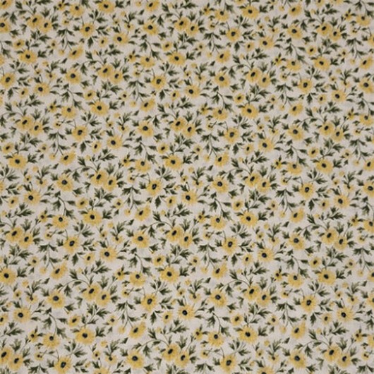 Bomullspoplin Blommor 150cm 008 - 50 cm