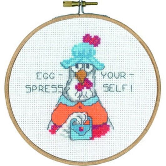 Permin Broderisats Egg-Spress Ø13