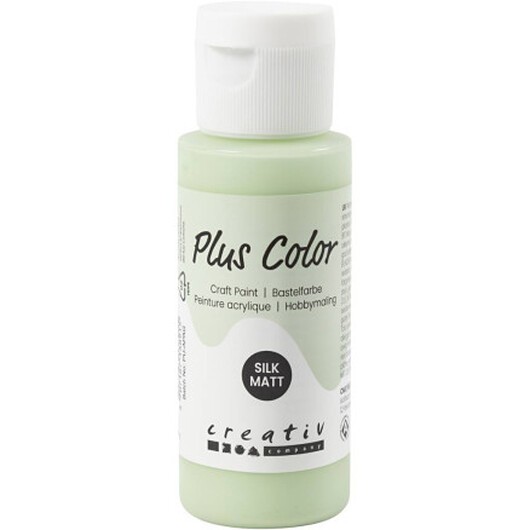 Plus Color Hobbyfärg, vårgrön, 60 ml/ 1 flaska