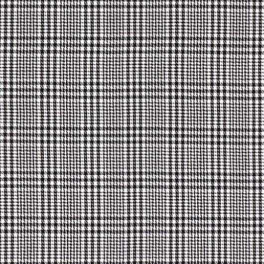 Gabardin / Rutigt 150cm 005 Svart & Vit mönster - 50cm