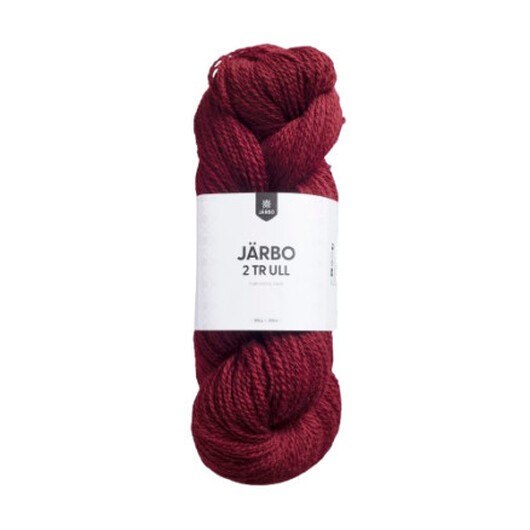 Järbo Svensk Ull 2tr 22 Tranbärsröd