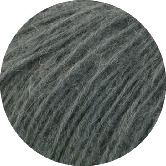 Lana Grossa Nebbia Garn 7 Mörkgrå