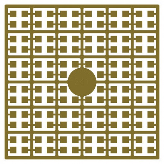 Pixelhobby Midi Pärlor 241 Gammal Guldgul 2x2mm - 140 pixels