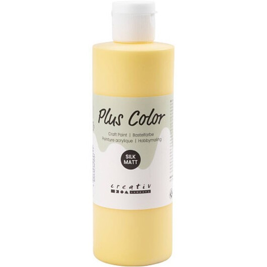 Plus Color Hobbyfärg, crocus yellow, 250 ml/ 1 flaska