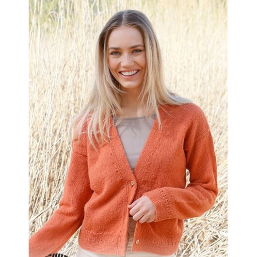 Simplicity Cardigan by DROPS Design - Cardigan Stickmönster str. S - XXXL