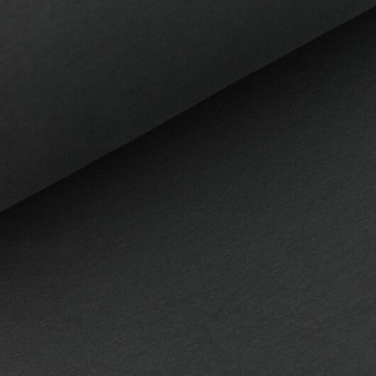 Bomullsribb Tyg 35cm 032 Mörk Grå - 50cm