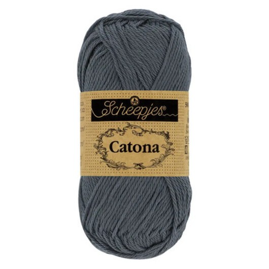 Scheepjes Catona Garn 393 Charcoal - 10g