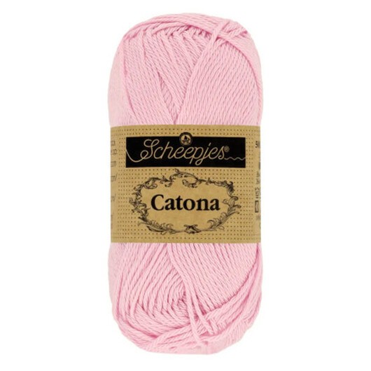 Scheepjes Catona Garn 246 Iskold Rosa - 10g
