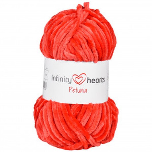 Infinity Hearts Petunia Garn 18 Röd