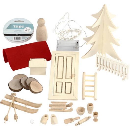 Materialset till nissens dörr, 1 set