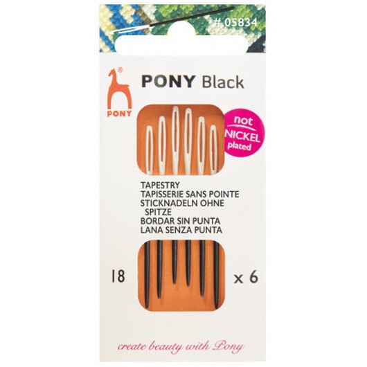 Pony Black Stramalj Trubbig strl 18 - 6 st.