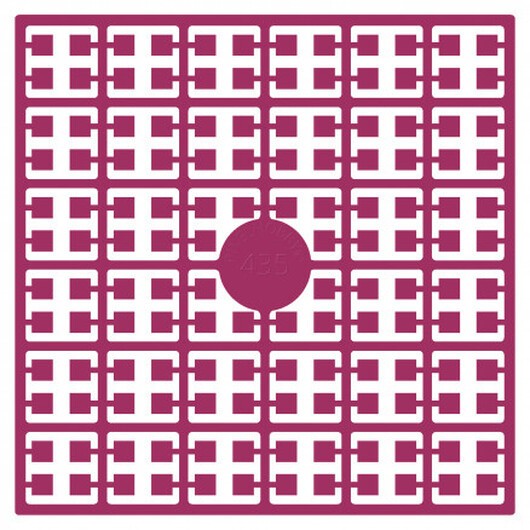 Pixelhobby Midi Pärlor 435 Väldigt mörk Gammelrosa 2x2mm - 140 pixels