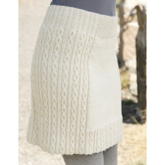 Belle by DROPS Design - Kjol Stick-mönster str. S - XXXL