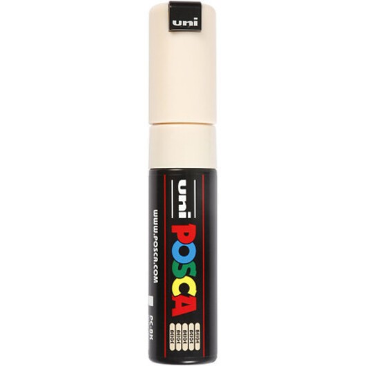 Posca Marker , nr. PC-8K, spets 8 mm, Broad, beige, 1 st.